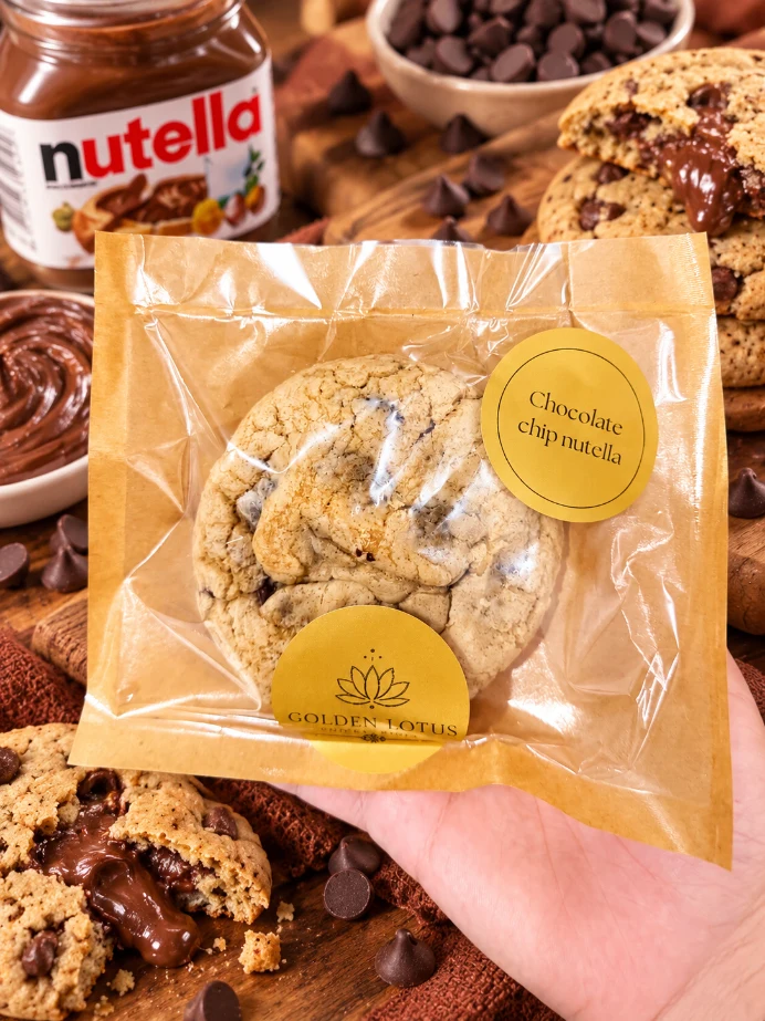 Golden Lotus Chocolate Chip Nutella cookie